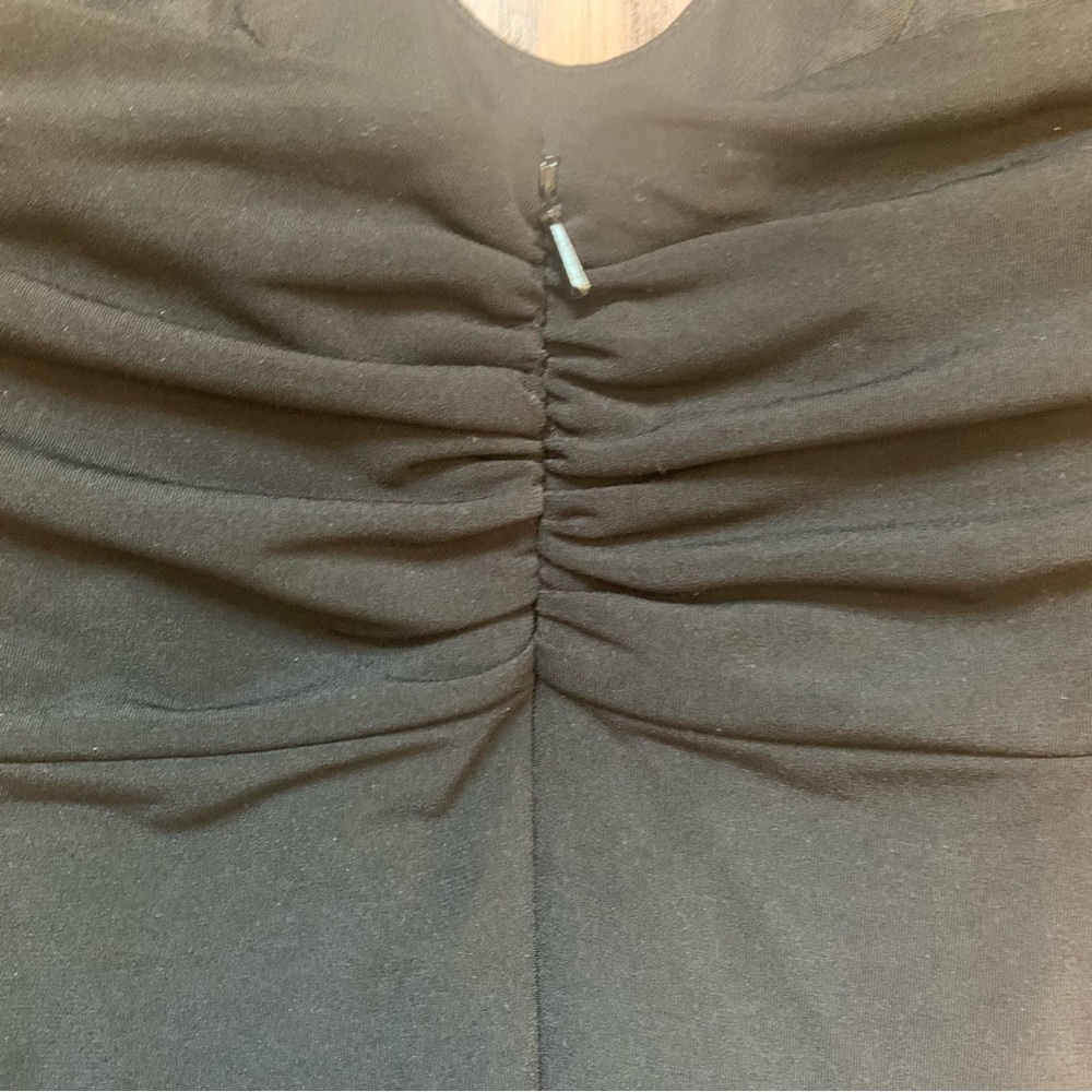 Vintage Laundry by Shelli Segal Black Mermaid Keyhole Evening Dress | Fit 4/6 - Picture 12 of 15